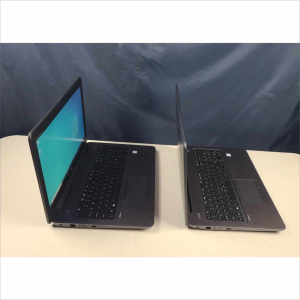 lot 2x HP zBook 15 G3 15.6" Laptop i7-6700HQ @ 2.60GHz 16GB RAM 256GB SSD Win 10