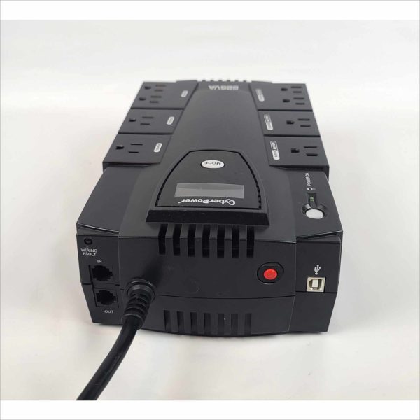 CyberPower CP825LCD Intelligent LCD UPS System 825VA/420W 8 Outlets Compact