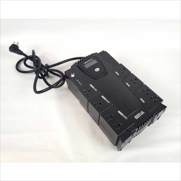 CyberPower CP825LCD Intelligent LCD UPS System 825VA/420W 8 Outlets Compact