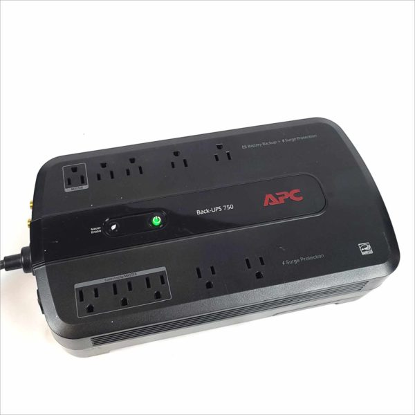 APC Black-UPS750 Battery Backup / Surge Protection 8x outlet 450watt 750VA USB PN BE750G