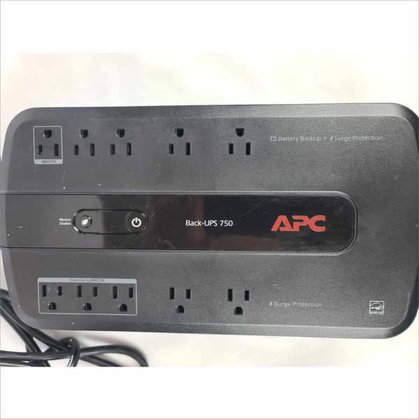 APC Black-UPS750 Battery Backup / Surge Protection 8x outlet 450watt 750VA USB PN BE750G