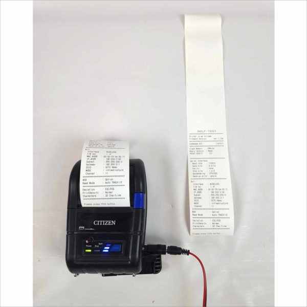 Citizen America CMP-20 Portable Barcode Mobile Portable Receipt Printer, 2" Printer Class Size, 203 DPI Resolution, Bluetooth, Black