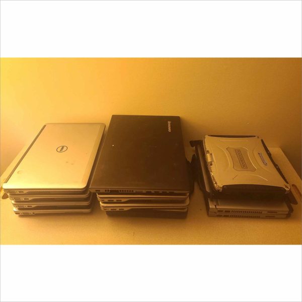 lot of 11x laptops Panasonic CF-53, CF-19, Dell Latitude 3330, E6540, E6440, E6420 Lenovo IdeaPad Z510 - Auction 5