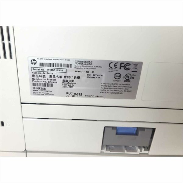 HP LaserJet Pro M402dne Monochrome (Black And White) Laser Printer 38ppm C5J919A SHNGC-1400-00