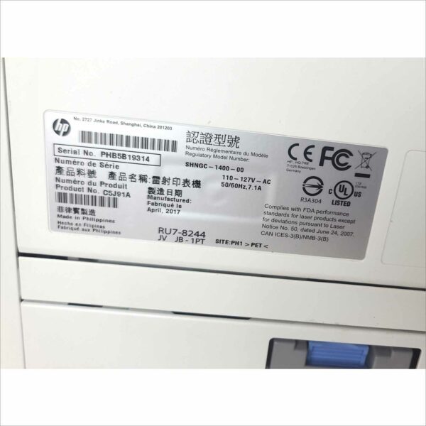 HP LaserJet Pro M402dne Monochrome (Black And White) Laser Printer 38ppm C5J919A SHNGC-1400-00