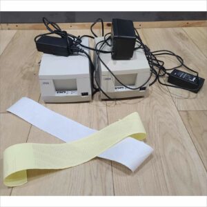 Lot of 2x Epson Receipt thermal Printer with Power supplies