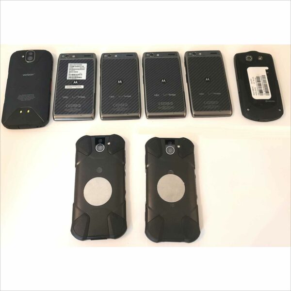 Lot of 8x Phones Kyocera Duraforce Pro 2 E6920, E6810, E6782 Rugged & 4x Motorola xt912 4G LTE