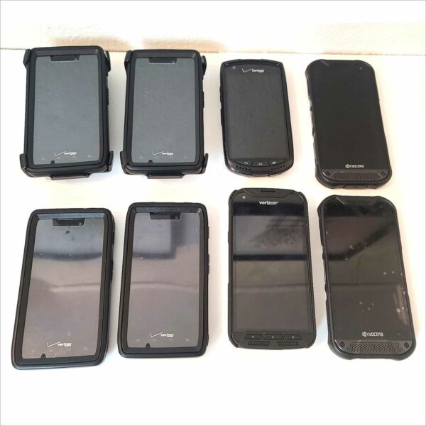 Lot of 8x Phones Kyocera Duraforce Pro 2 E6920, E6810, E6782 Rugged & 4x Motorola xt912 4G LTE