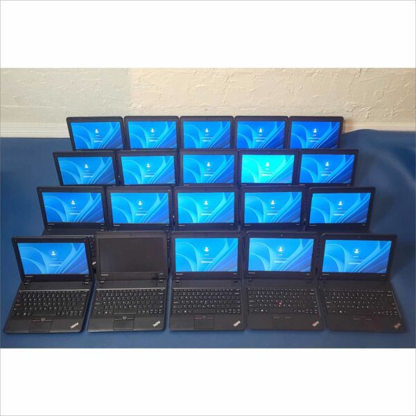 lot 20x lenovo thinkpad X140e 1.5GHz AMD A4-5000 6GB RAM 500 GB HDD Windows 11