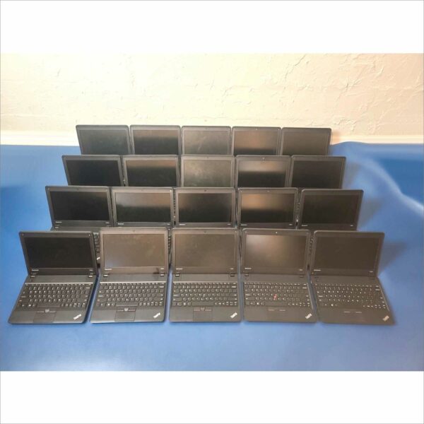 lot 20x lenovo thinkpad X140e 1.5GHz AMD A4-5000 6GB RAM 500 GB HDD Windows 11