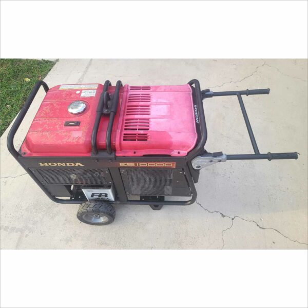 Honda EB10000 10,000 Watt 120V/240V Portable Industrial Generator - low hours