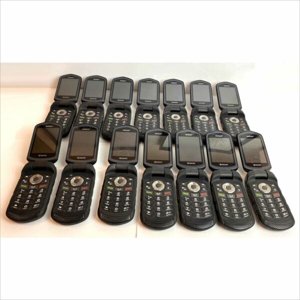 lot of 14 Kyocera DuraXV E4610 Verizon 4G LTE Rugged Waterproof PTT Flip Phone