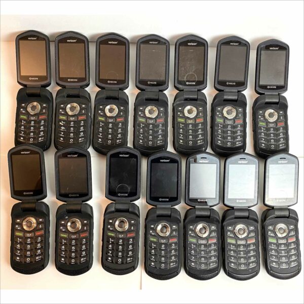 lot of 14 Kyocera DuraXV E4610 Verizon 4G LTE Rugged Waterproof PTT Flip Phone