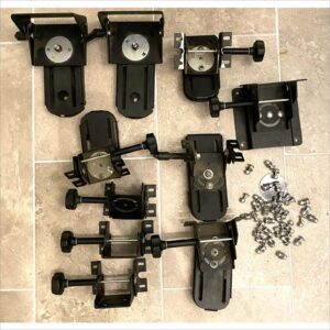 lot of mounting hardware for Havis in car Laptop / Docking Station mount Toughbook