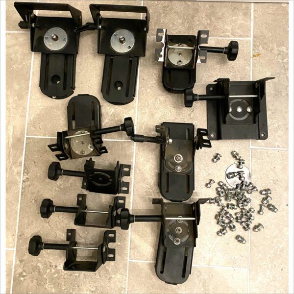 lot of mounting hardware for Havis in car Laptop / Docking Station mount Toughbook