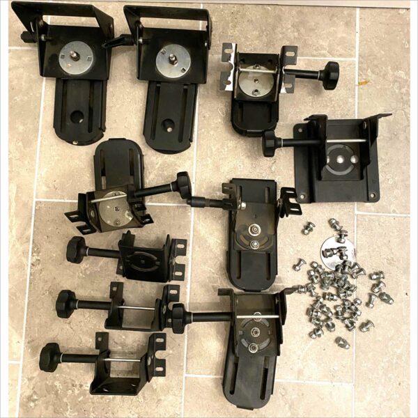 lot of mounting hardware for Havis in car Laptop / Docking Station mount Toughbook