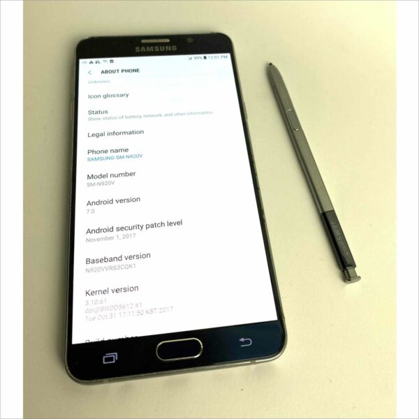 SAMSUNG GALAXY NOTE 5 4G LTE PRO SM-G715U 2GB RAM / 32GB STORAGE