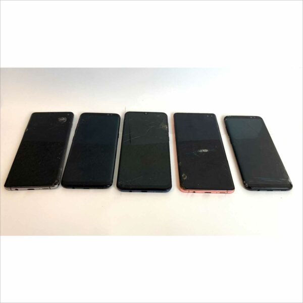 lot of 5x Samsung galaxy S10, S10 Plus, S8, A50 for Parts or repair