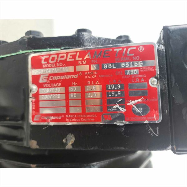 Copeland Copelametic KAGA-007A-TAC 208-230V 1PH 60HZ 200-220V 1PH 50HZ Compressor