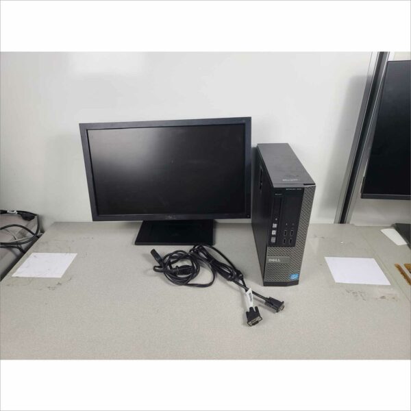 Lot 50x Dell 7010 SFF Desktops w/ E2014H 20" LCD Monitors - Grade B w/ Cables