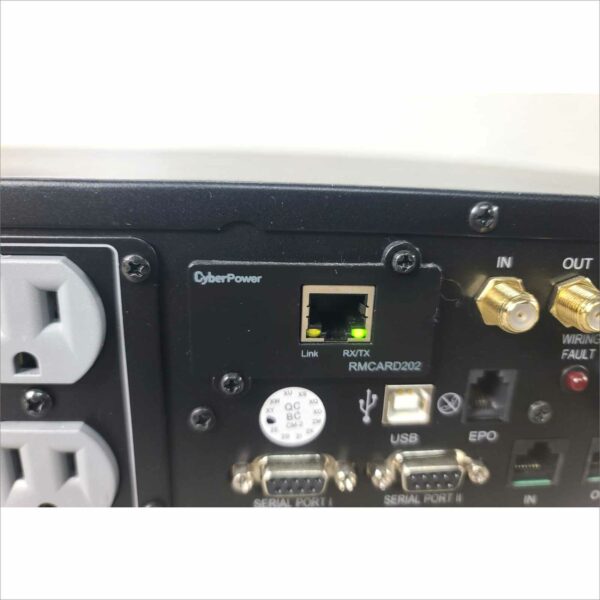 CyberPower PR1500LCDRT2U With RMCARD202 Network Card Battery pack & wiring Sinewave UPS Series RMCARD202