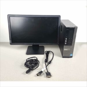 Dell 7010 SFF i5 3rd Gen 8GB RAM w/ E2014H 20" LCD Monitor & Cables