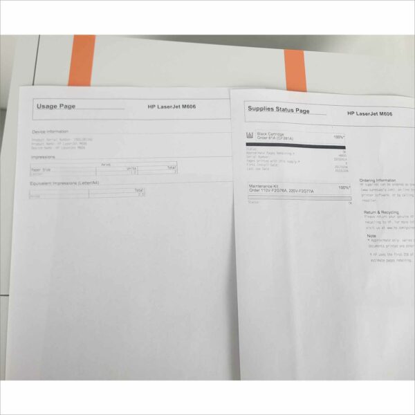 HP LaserJet Enterprise M606 Mono Laser Printer E6B72A 65 PPM - PGC 2