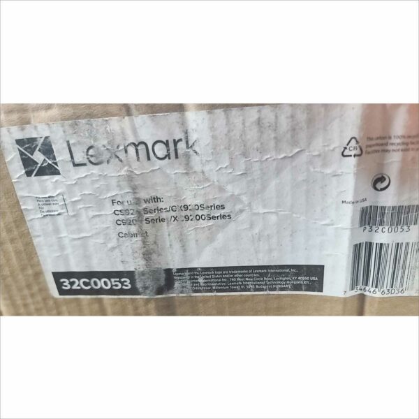 New Lexmark Cabinet with casters Part no. 32C0053 for Lexmark CS920 Series, CX920 Series, C9200 Series, XC9200 Series