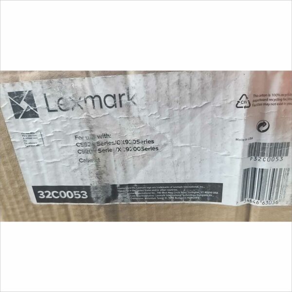 New Lexmark Cabinet with casters Part no. 32C0053 for Lexmark CS920 Series, CX920 Series, C9200 Series, XC9200 Series