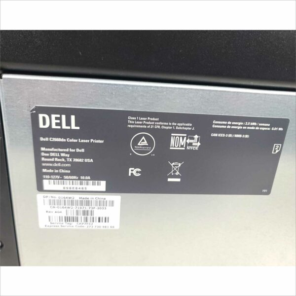 Dell C2660dn Color Laser Printer Duplex USB Network 512MB 27 PPM - PGC 24K