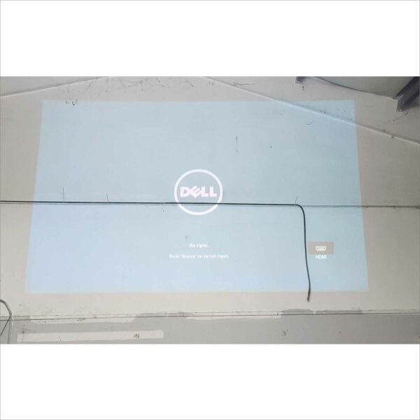 Dell M900HD Projector with DA-LITE Screen, Case, Remote & Speakers - 0H