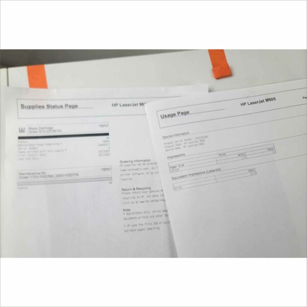 HP LaserJet Enterprise M605 Mono Laser Printer E6B70A 58 PPM - PGC 11