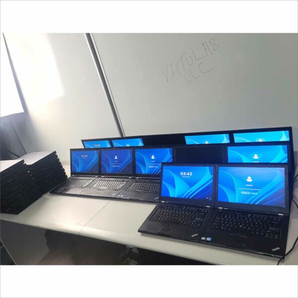 lot of 30x Lenovo ThinkPad Laptop Computer T420i 14" Intel Core i3 2nd Generation Wi-Fi 8/4/2GB RAM 500/320/120 Hard drive Windows 11
