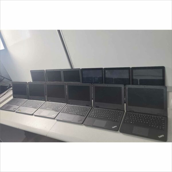 lot of 15x Lenovo 11e / Yoga 11e Intel 8/4GB Ram 500/128GB SSD/HDD Win 11