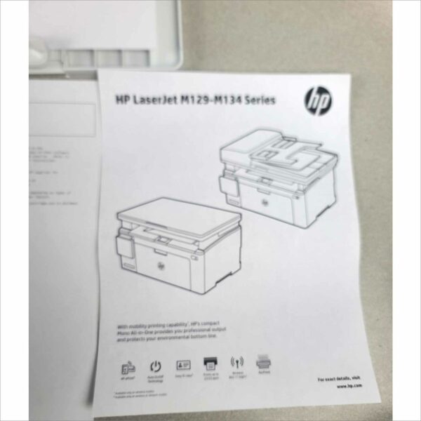 HP LaserJet MFP M130fn Monochrome Laser Printer copy scan fax