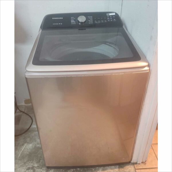 Samsung WA52A5500AC 5.0 cu. ft. Top Load Washer with Active WaterJet in Champagne