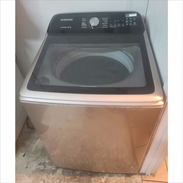 Samsung WA52A5500AC 5.0 cu. ft. Top Load Washer with Active WaterJet in Champagne