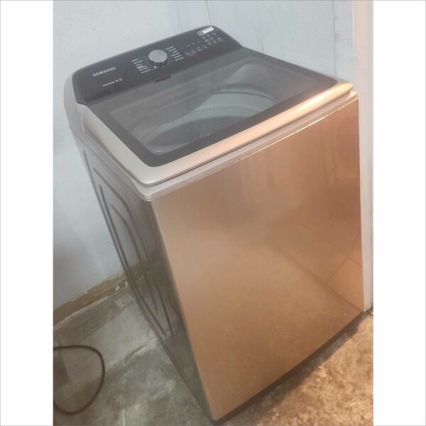 Samsung WA52A5500AC 5.0 cu. ft. Top Load Washer with Active WaterJet in Champagne