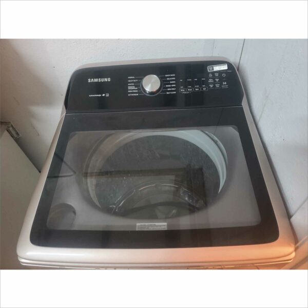 Samsung WA52A5500AC 5.0 cu. ft. Top Load Washer with Active WaterJet in Champagne