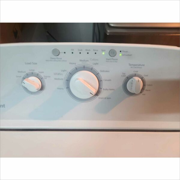 Hotpoint HTW240ASKWS 3.8 Cu. Ft. White Top Load Washer 120V