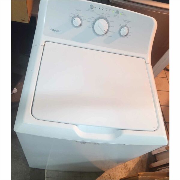 Hotpoint HTW240ASKWS 3.8 Cu. Ft. White Top Load Washer 120V