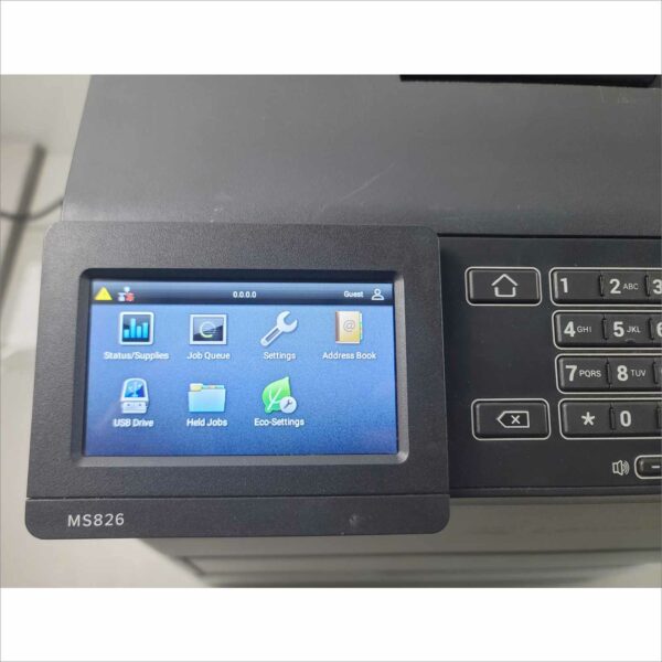 Lexmark MS826de Monochrome Duplex 70 ppm Laser Printer