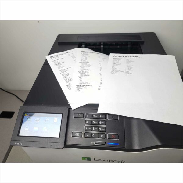 Lexmark MS826de Monochrome Duplex 70 ppm Laser Printer