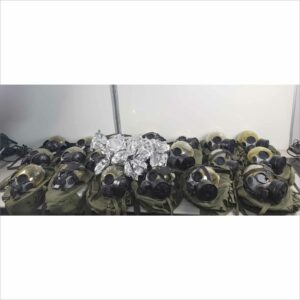 lot of 20x Gas Mask Med MSA M2 with Filters