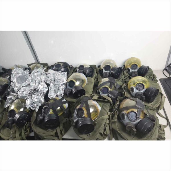 lot of 20x Gas Mask Med MSA M2 with Filters