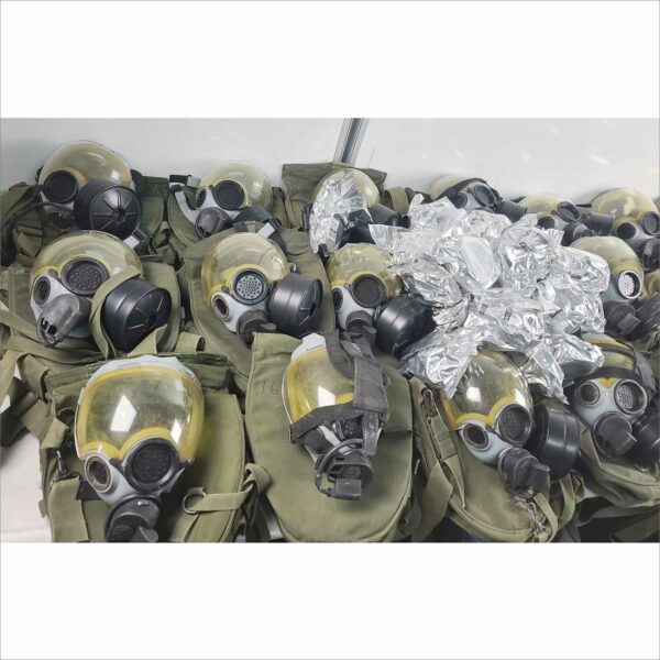 lot of 20x Gas Mask Med MSA M2 with Filters