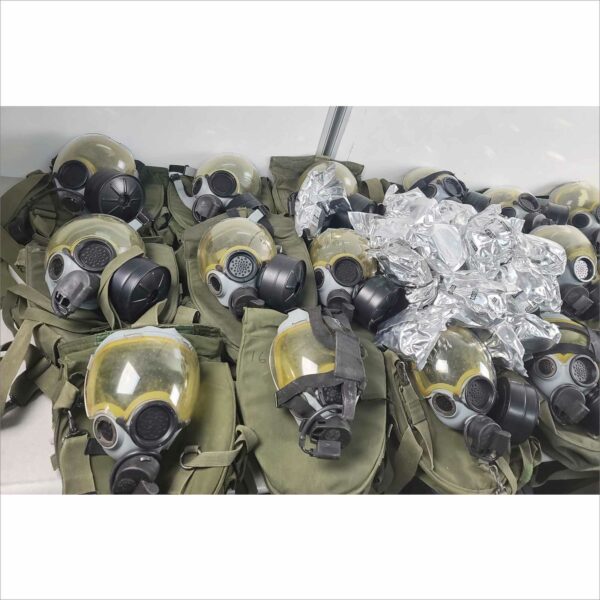 lot of 20x Gas Mask Med MSA M2 with Filters