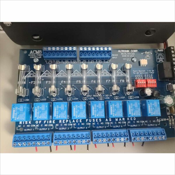 Altronix AL600ULACM with Altrnix ACM8 Access Power Controller AL600ULXPD16 Multi-output Power Supply Charger PD8UL