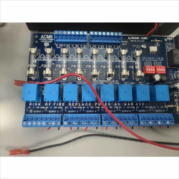 Altronix AL600ULACM with Altrnix ACM8 Access Power Controller AL600ULXPD16 Multi-output Power Supply Charger PD8UL