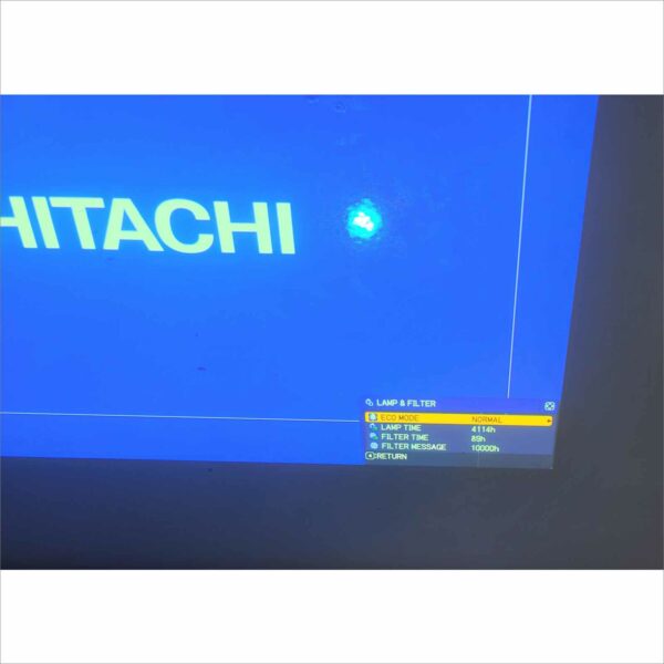 Hitachi CP-WU5500 LCD HDMI Projector Lamp hours 4K